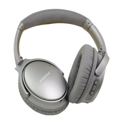 Bose Quietcomfort 35 (QC35) Wireless Headphones for Apple (Silver)