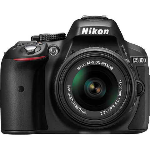 Nikon D5300 Kit with 18-55mm VR II Lens Black Digital SLR Camera