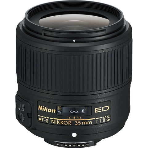 Nikon AF-S Nikkor 35mm f/1.8G ED Black Lens