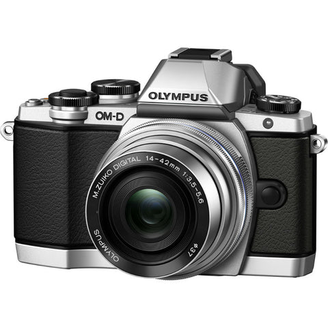 Olympus OM-D E-M10 II Silver Digital Camera with 14-42mm EZ Lens Kit