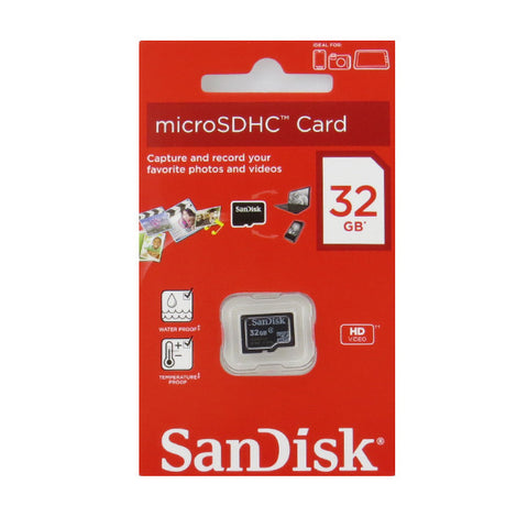 SanDisk T-Flash 32GB SDSDQM-032G MicroSDHC (Class 4) Memory Card