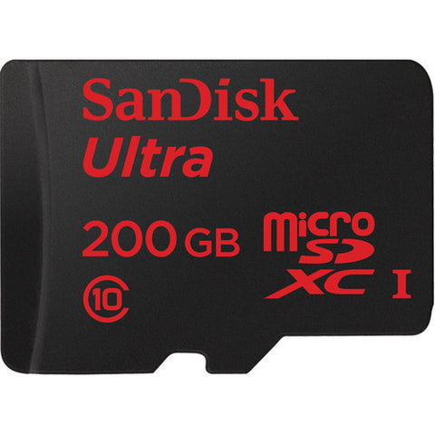 SanDisk Ultra 200GB SDSDQUAN-200G microSDXC (Class 10) Memory Card