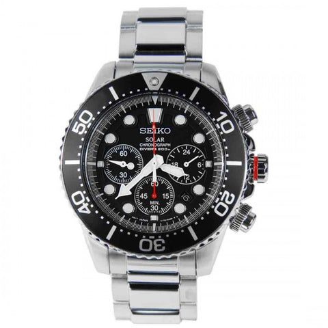 Seiko Solar Chronograph Divers SSC015  Watch (New with Tags)