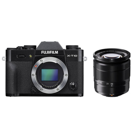 Fujifilm X-T10 Kit with 16-50mm Black Mirrorless Digital Camera