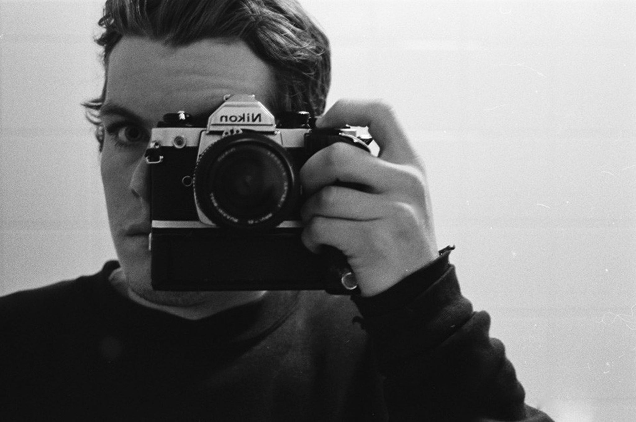 Mike O’Meally, self portrait, 1996. Courtesy of The Chrome Ball Incident.