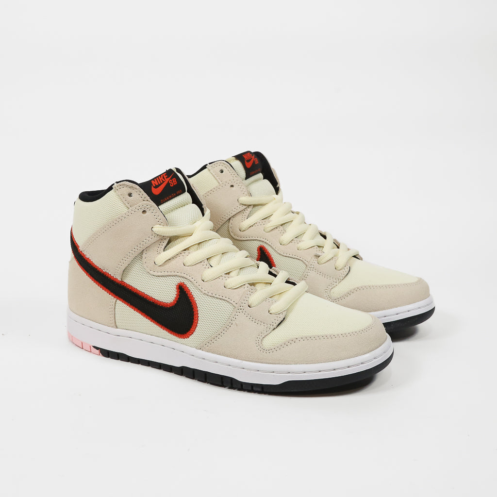 Nike SB - Dunk High Pro Shoes ONLY)- Coconut Milk / / Team O – Welcome Skate Store