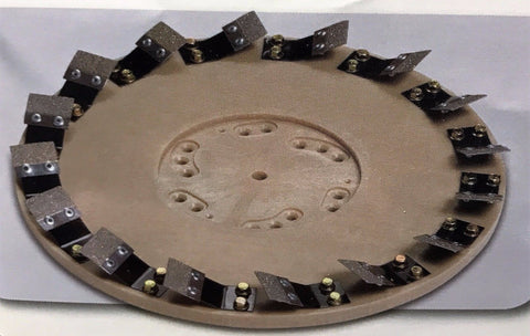 19” Concrete Tool 100 Grit CCW