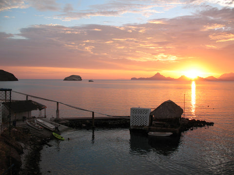 Vista de la Granja de Perlas en Bacochibampo, Guaymas, Sonora