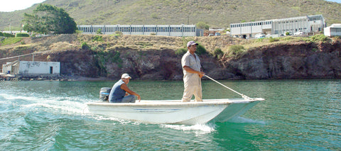 Yaqui Pearl Farmers on Boat