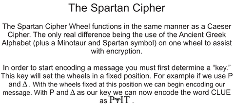 how to use the ancient greece spartan cipher wheel