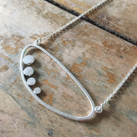 Aurora necklace custom dots