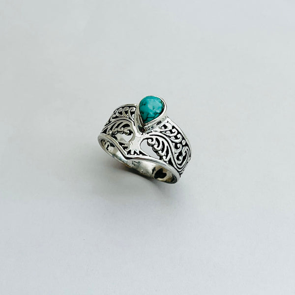 SANI Turquoise Sterling Silver 925 Ring