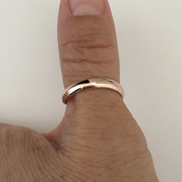 Rose Gold Plated Sterling Silver Thumb 
