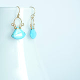 Brienne - Turquoise, 14k Gold Filled Earrings