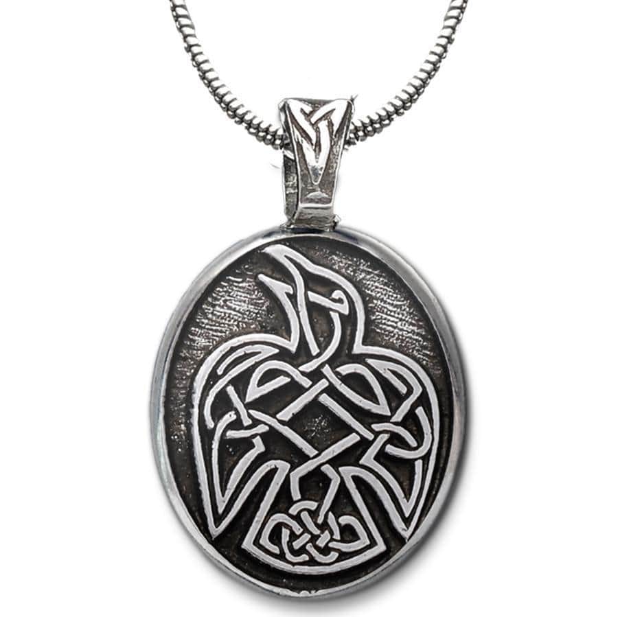 viking knotwork raven