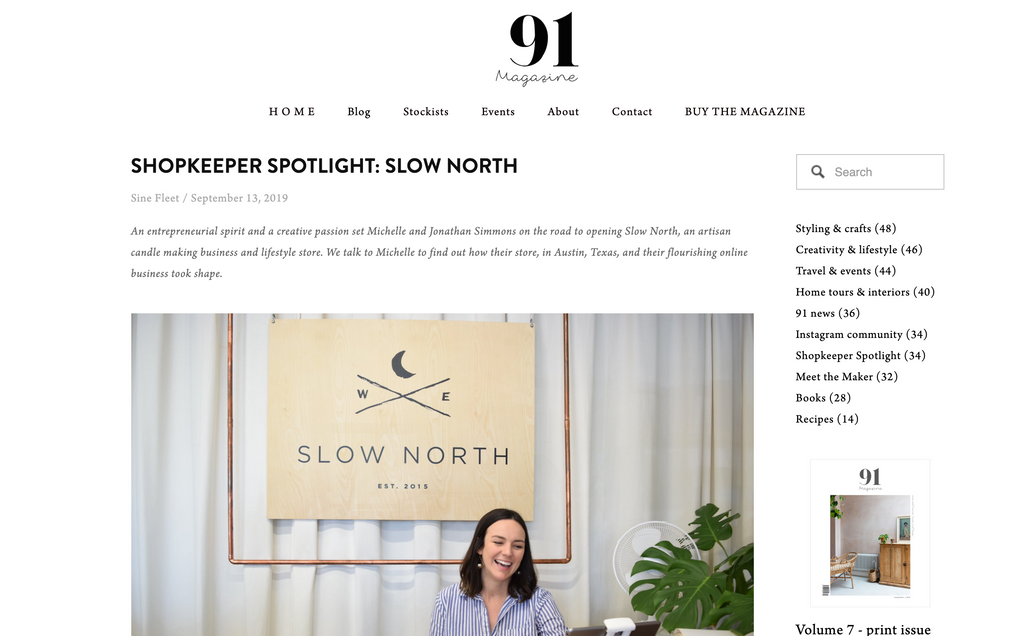 Slow North's Co-Founder Michelle Simmons shares founding story