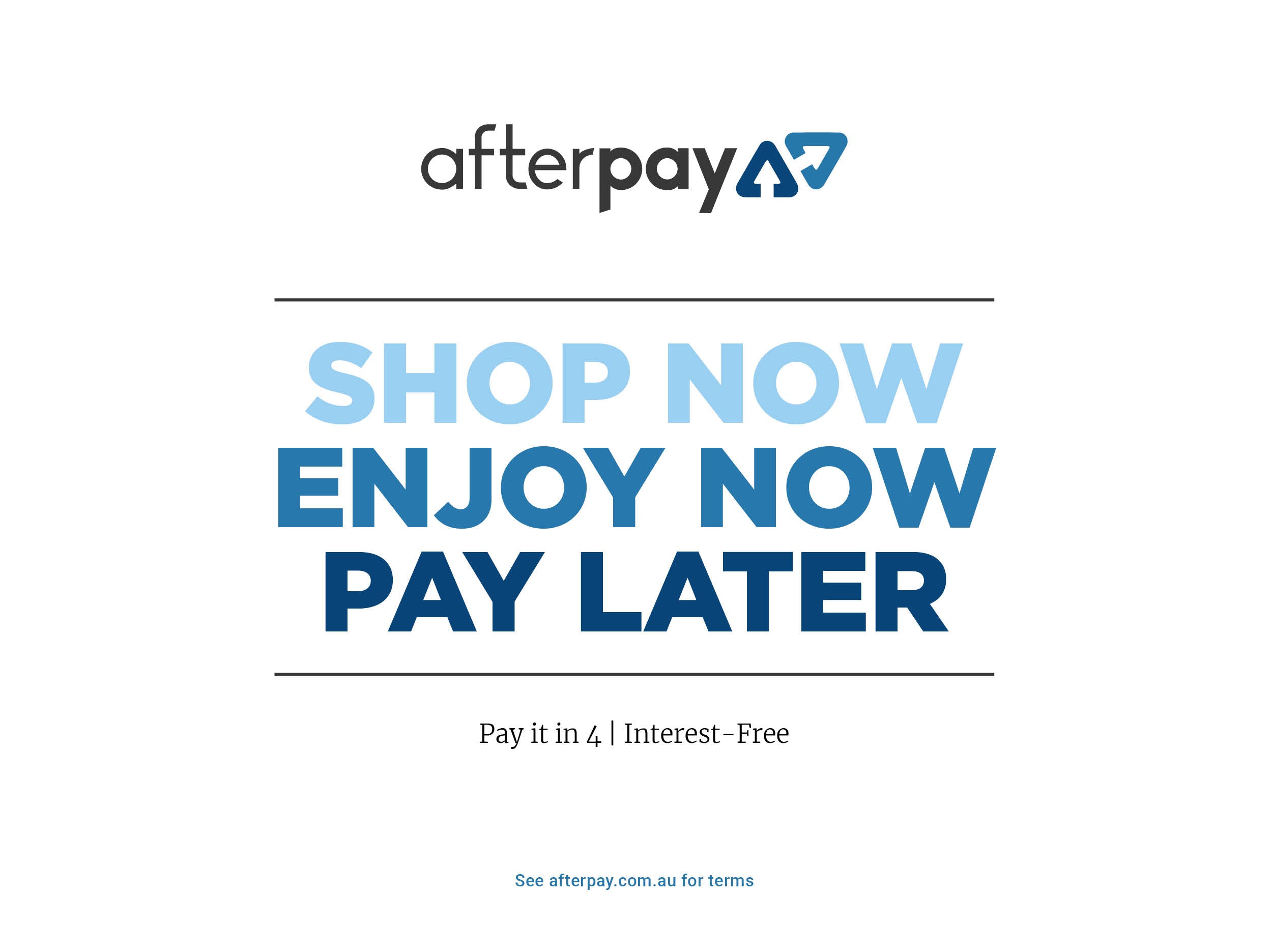 Pay with Afterpay at Aquatic Supplies 