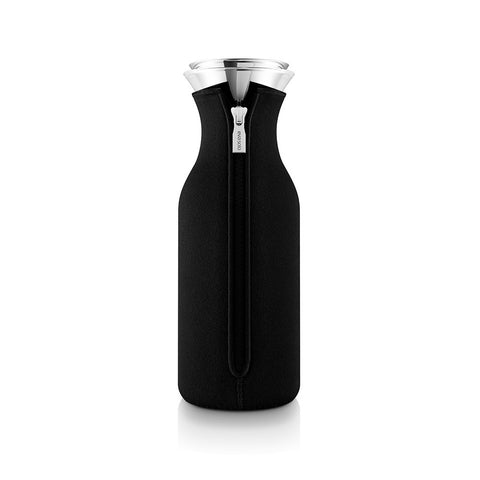 Fridge Carafe with woven cover - Black