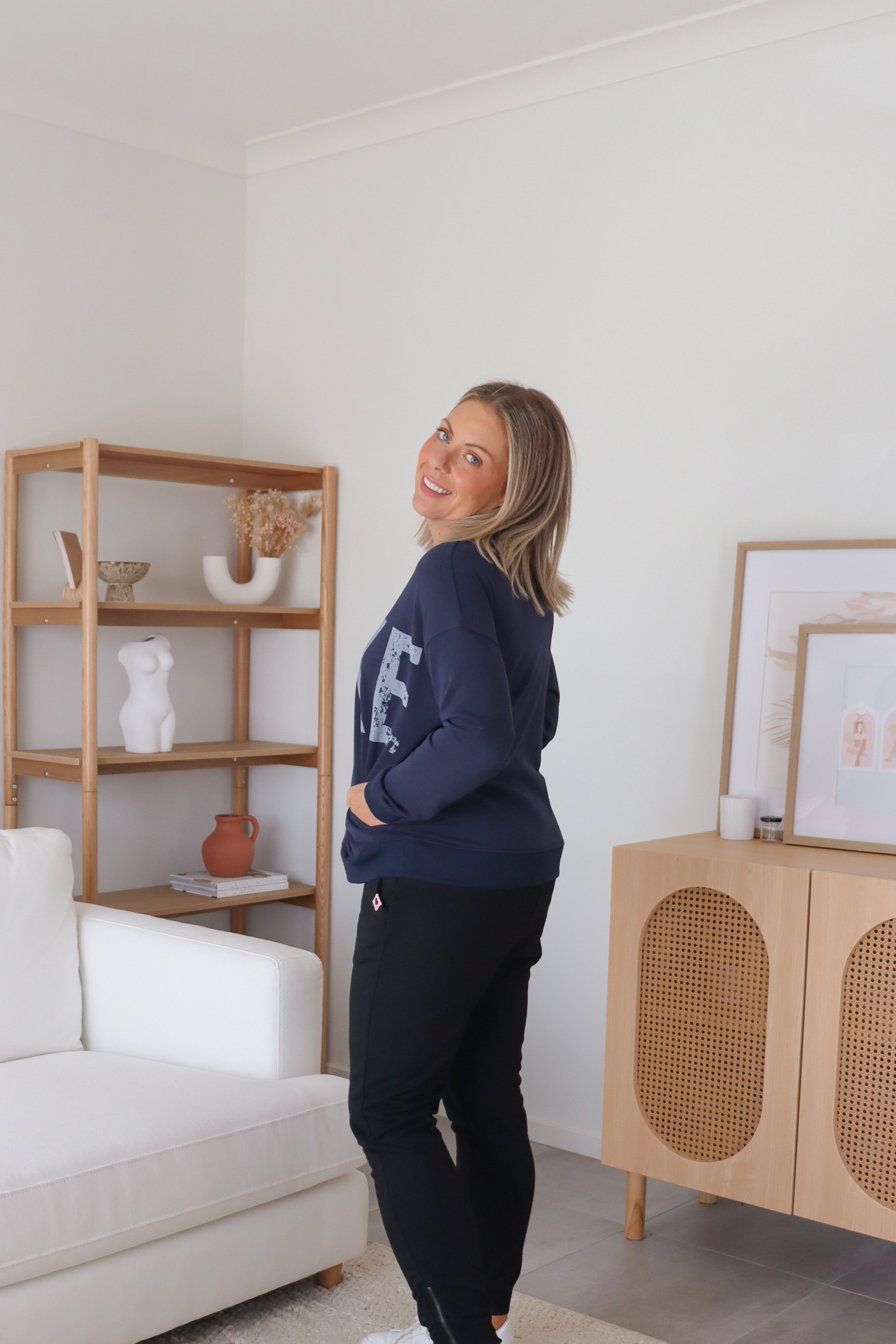 Luxe Sweater - Navy