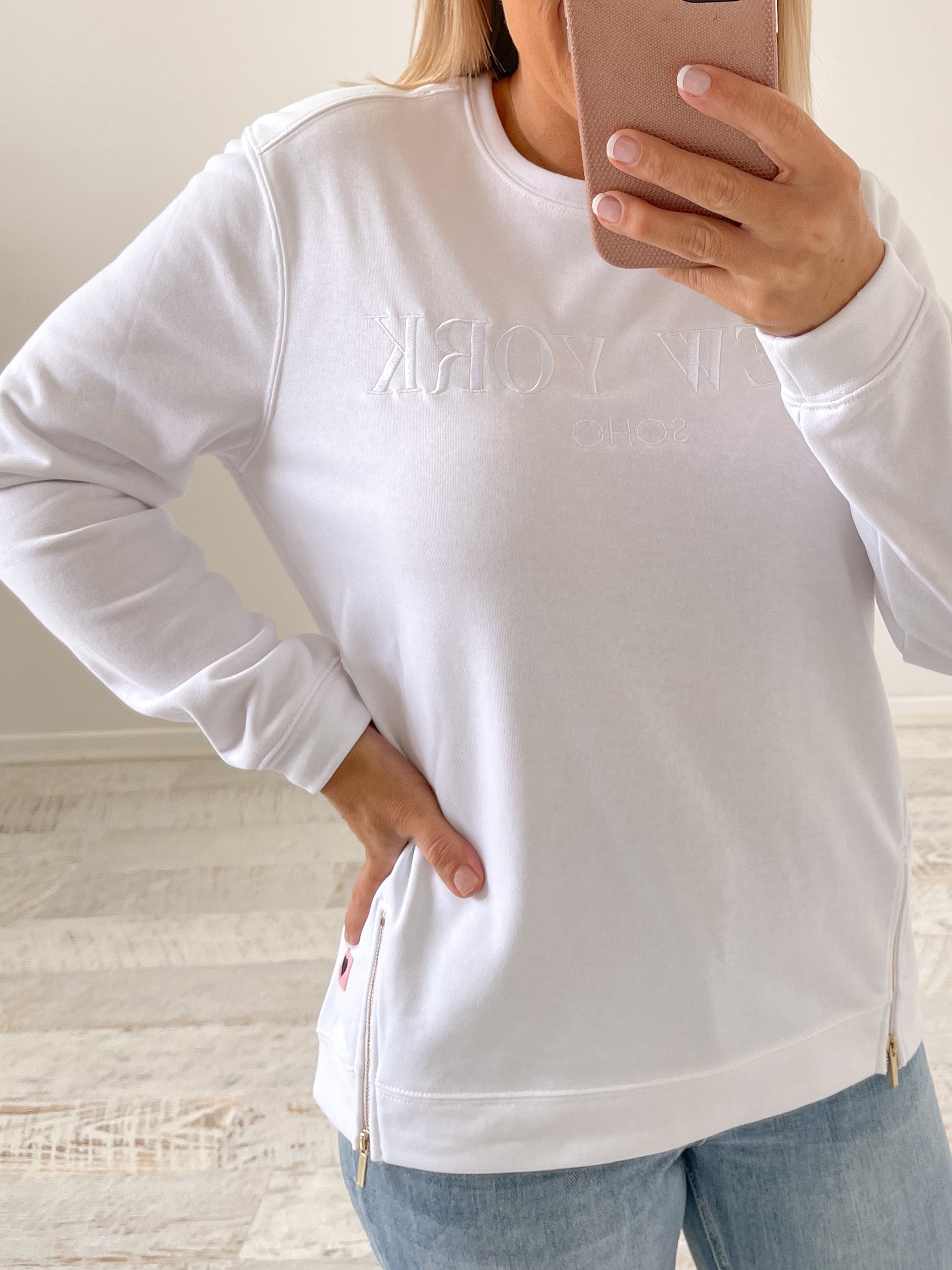 New York Sweater - White