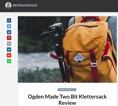 Two Bit Klettersack Review