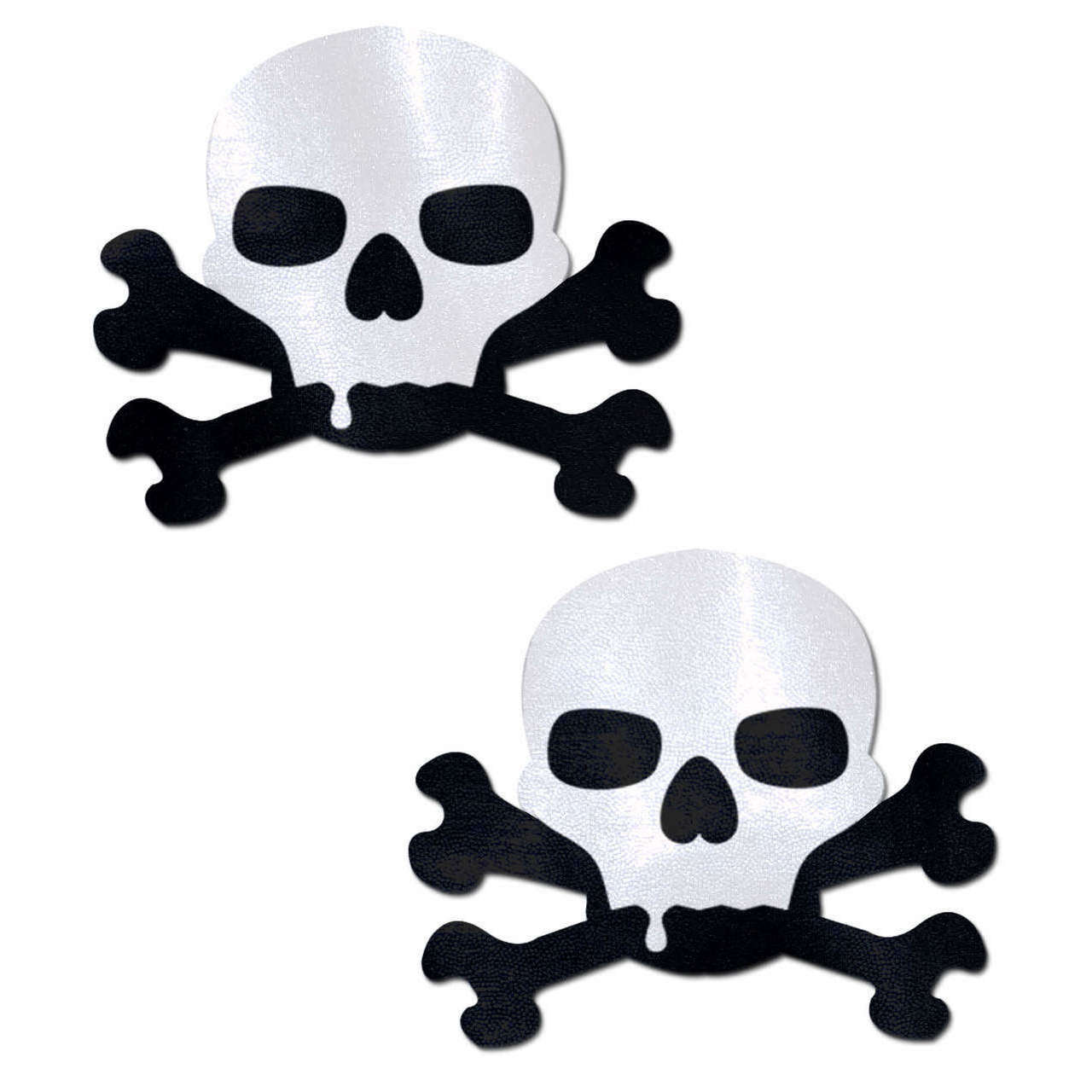 Sullen Skull Black & White Nipple Pasties – AbracadabraNYC