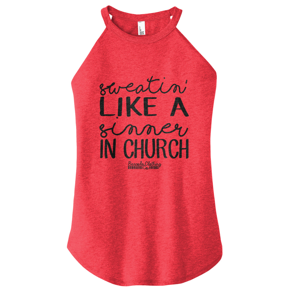 Sweatin Like A Sinner In Church Rocker Tank