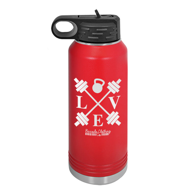 Love Barbells Water Bottle