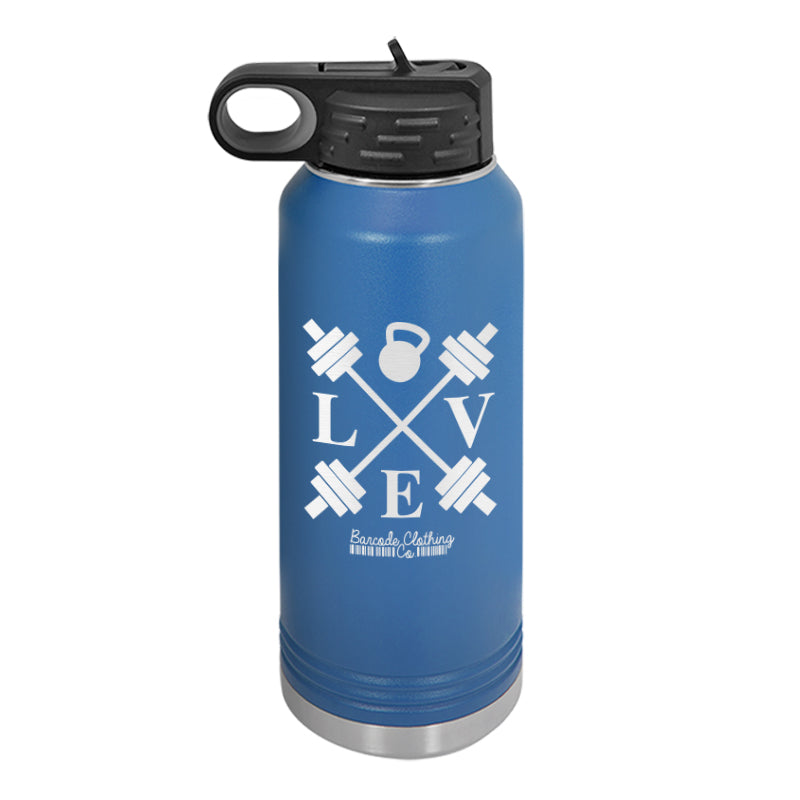 Love Barbells Water Bottle