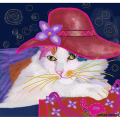 Sabrina Red Hat Cat