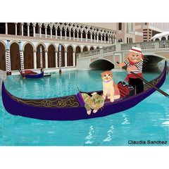 Three Cats in a Gondola