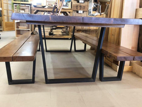 Trapezoid Metal Table Legs