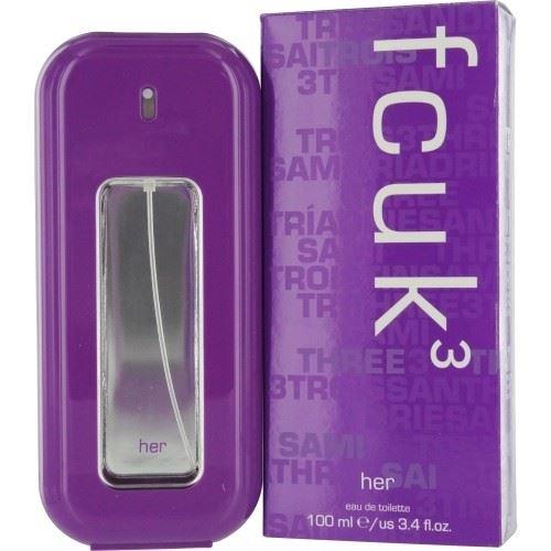 FCUK 3 HER by French Connection Perfume edt 3.3 / 3.4 oz New in Box