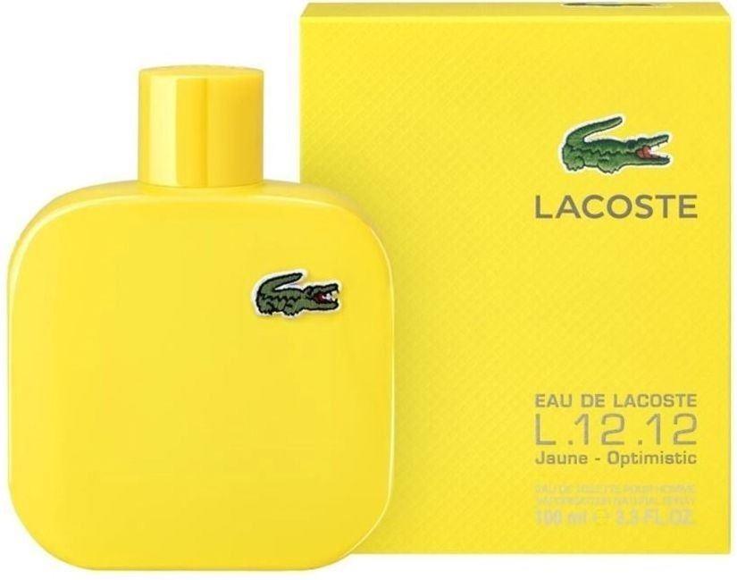 JAUNE L.12.12 Eau de Lacoste cologne men edt 3.4 oz 3.3 NEW IN BOX