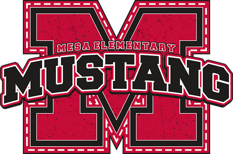 Mesa Elementary "M" Mustang Logo