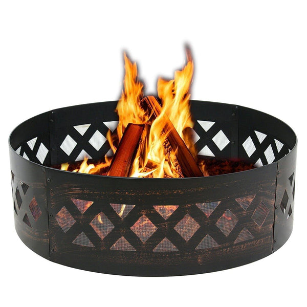 outdoor fire rings