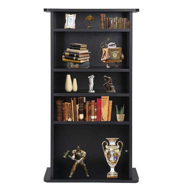 Zeny Multimedia Storage Cabinet Dvd Rack Book Shelf Organizer