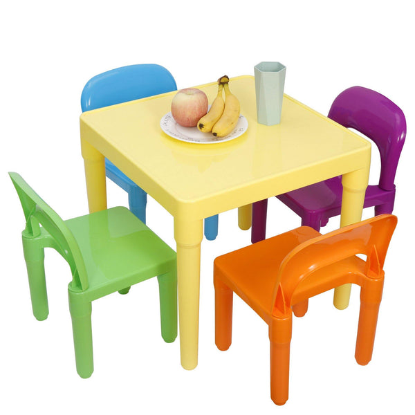 kids plastic table and chairs