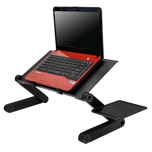 Zeny Laptop Stand Desk Table Portable Vented Lap Desk With Mouse