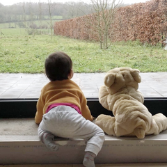 Bébé et doudou Mon chien Hector 