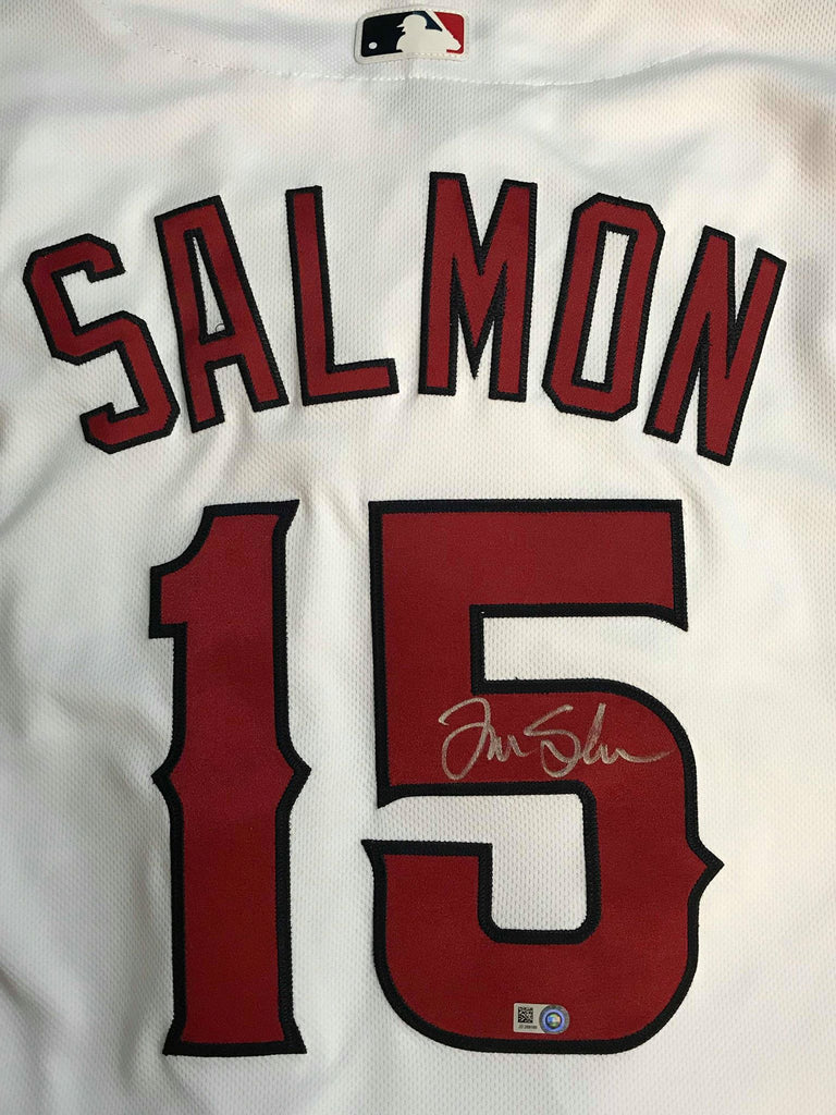 Tim Salmon Autographed Authentic Los 