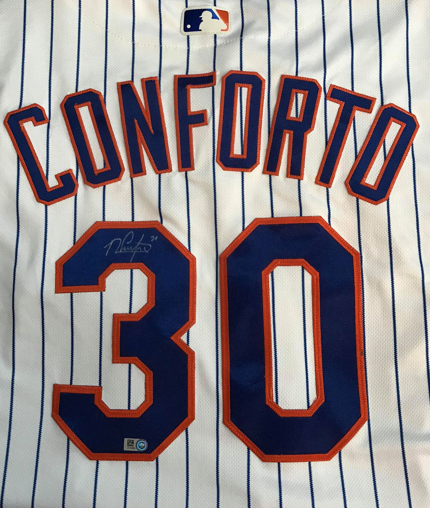 Men's New York Mets Michael Conforto Majestic Alternate Royal Official Cool  Base Replica Player Jersey