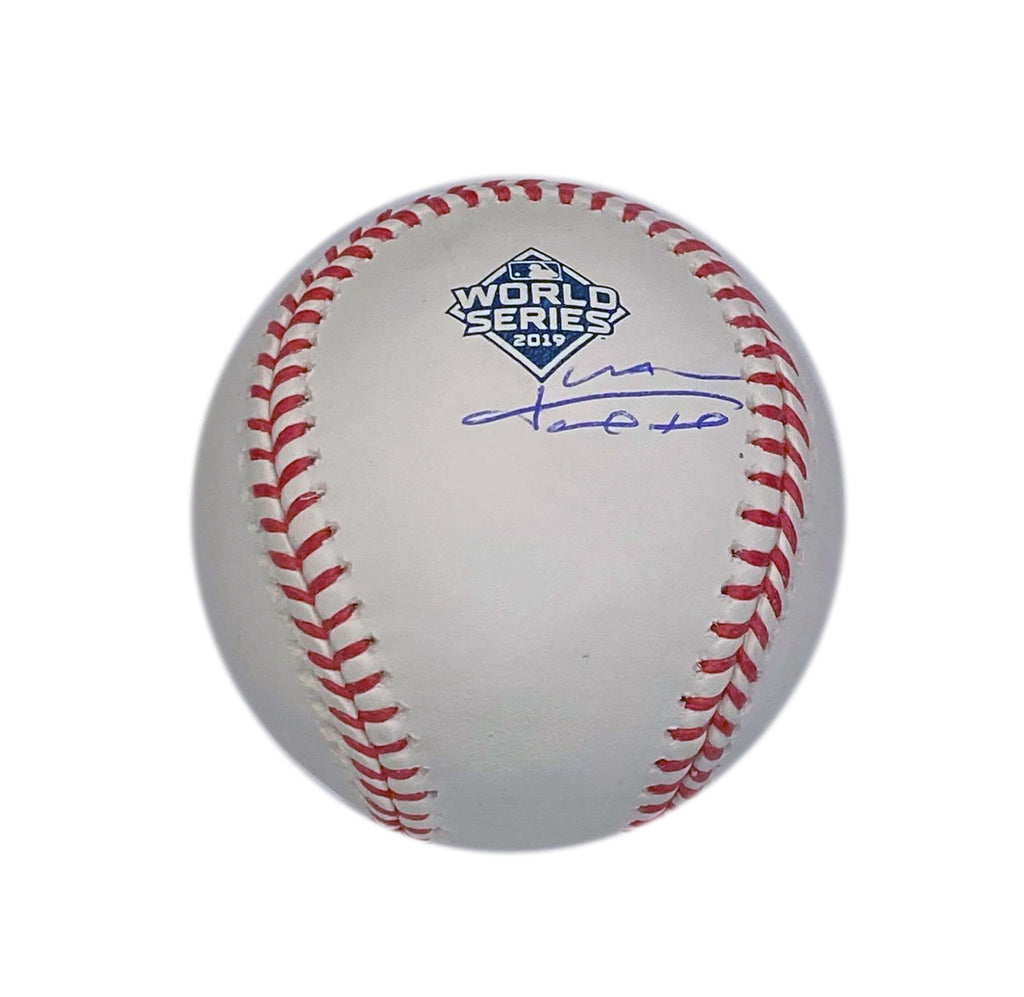 juan soto autographed baseball