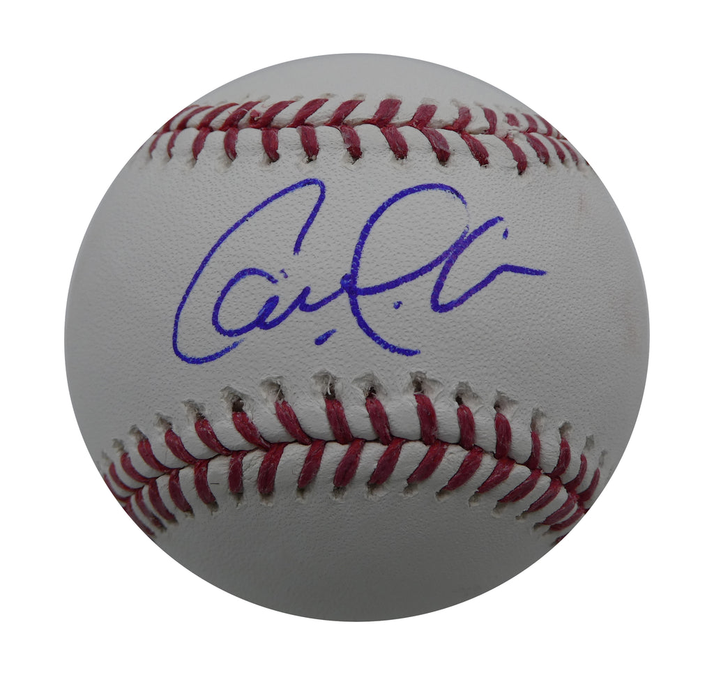 carlos correa autographed baseball