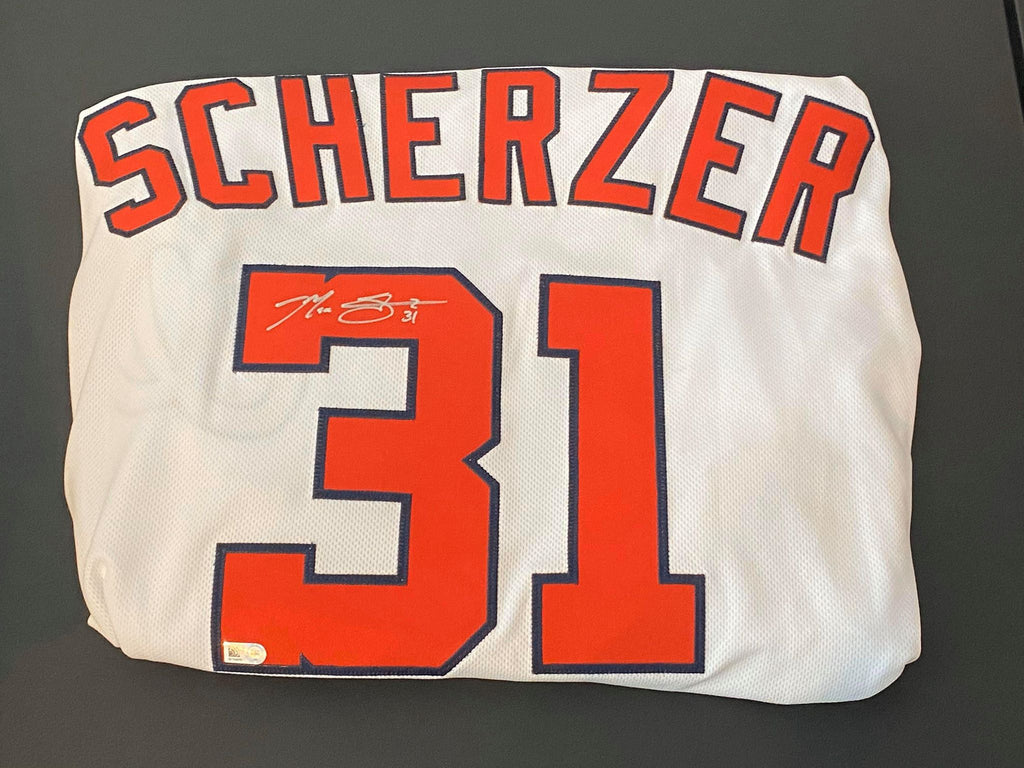 Max Scherzer Autographed Authentic 