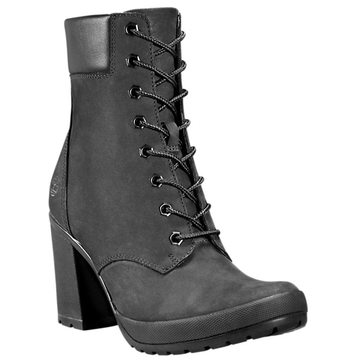 timberland high heels black