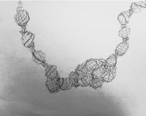 Eden Xo Antoanetta Trapped Necklace Sketch