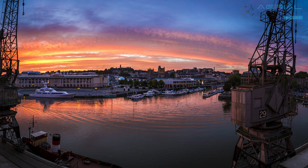 Bristol Harbourside - view from the M-Shed looking over at The Ampitheatre