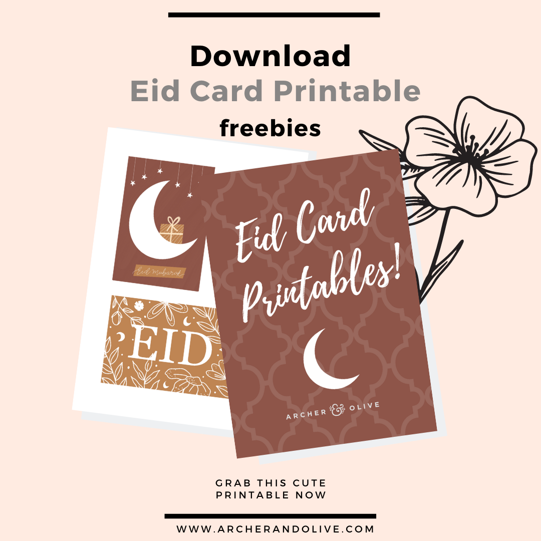 Eid Greetings Cards - FREE PRINTABLES | Archer and Olive
