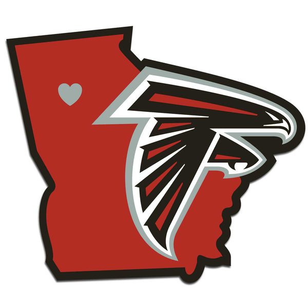 Atlanta Falcons Home State Decal Mr Sports Wear